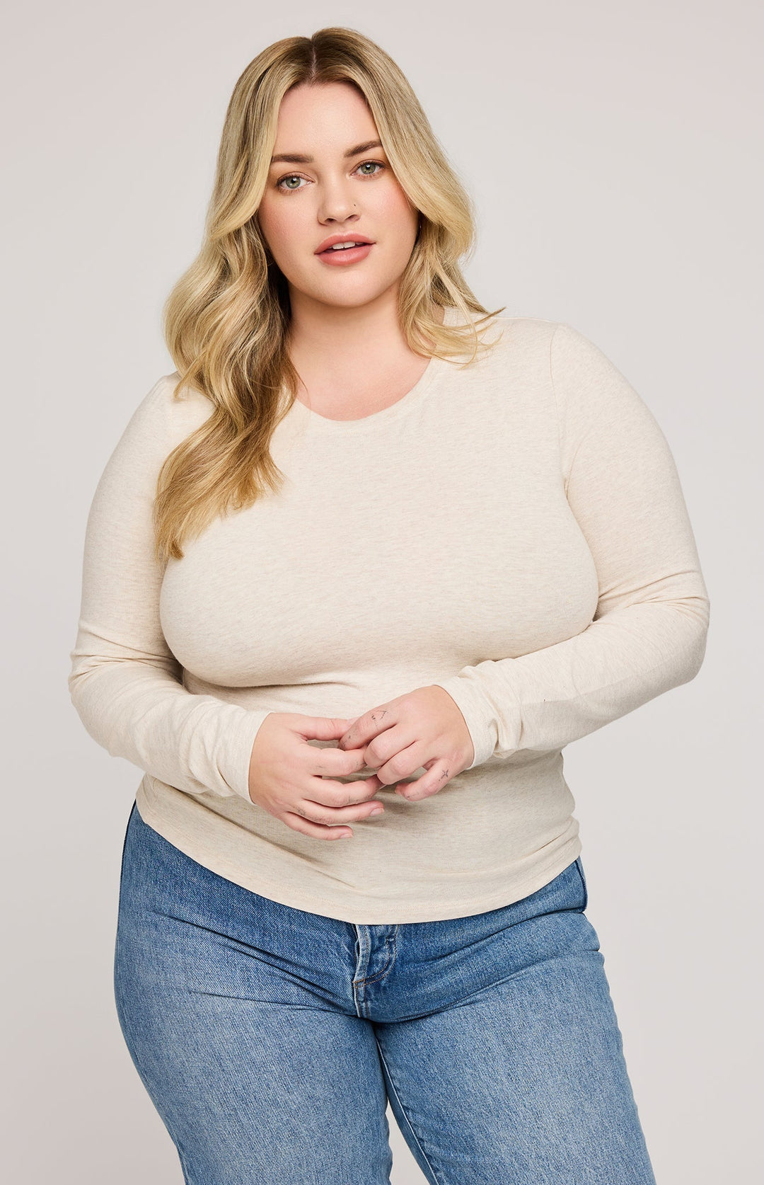 Daphne Top - Oatmeal | Gentle Fawn