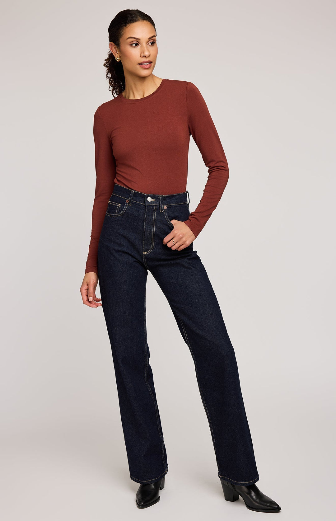 Daphne Top - Mahogany | Gentle Fawn