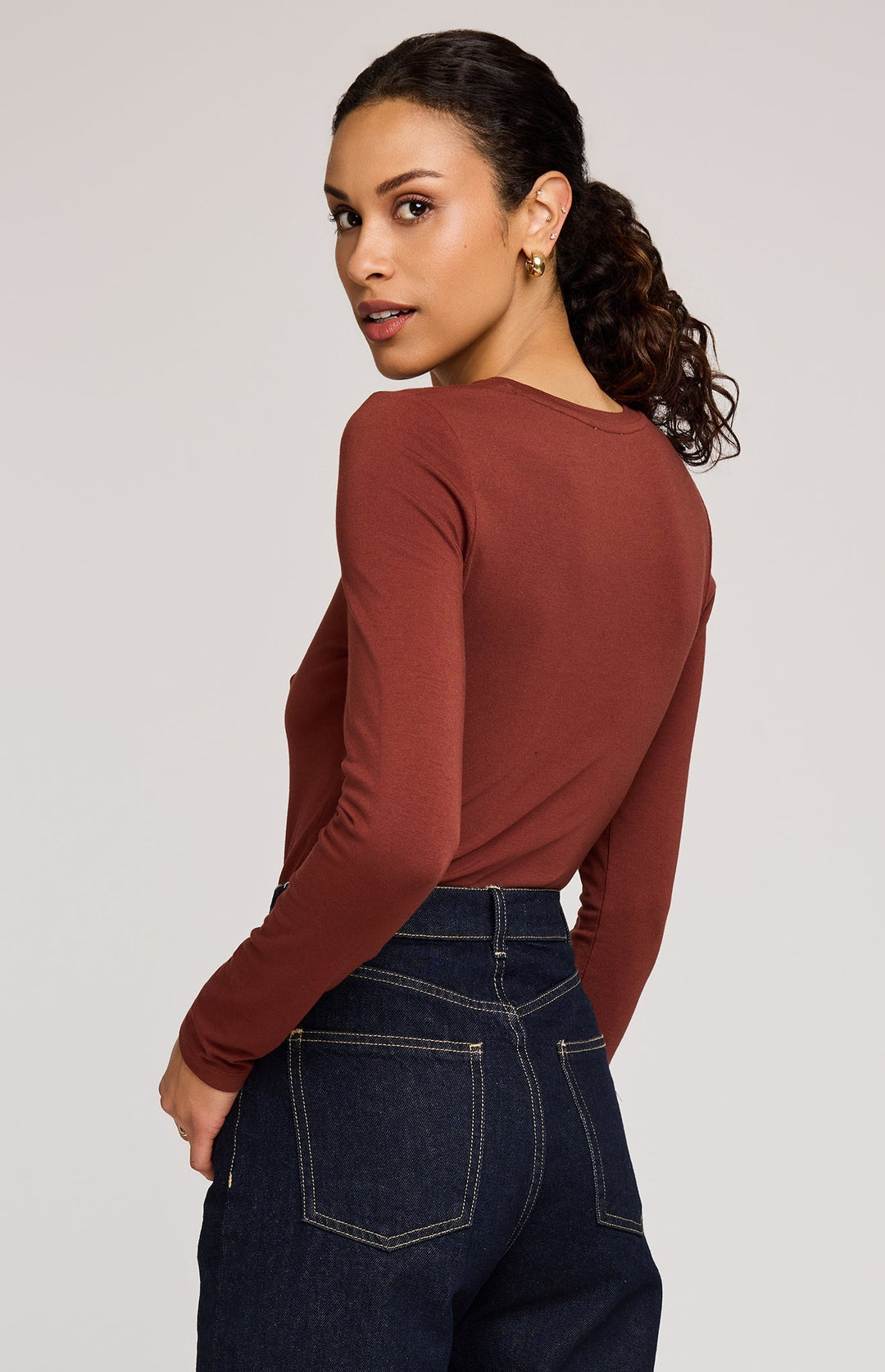 Daphne Top - Mahogany | Gentle Fawn