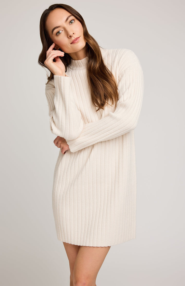 Yvette Sweater Dress - Cream | Gentle Fawn