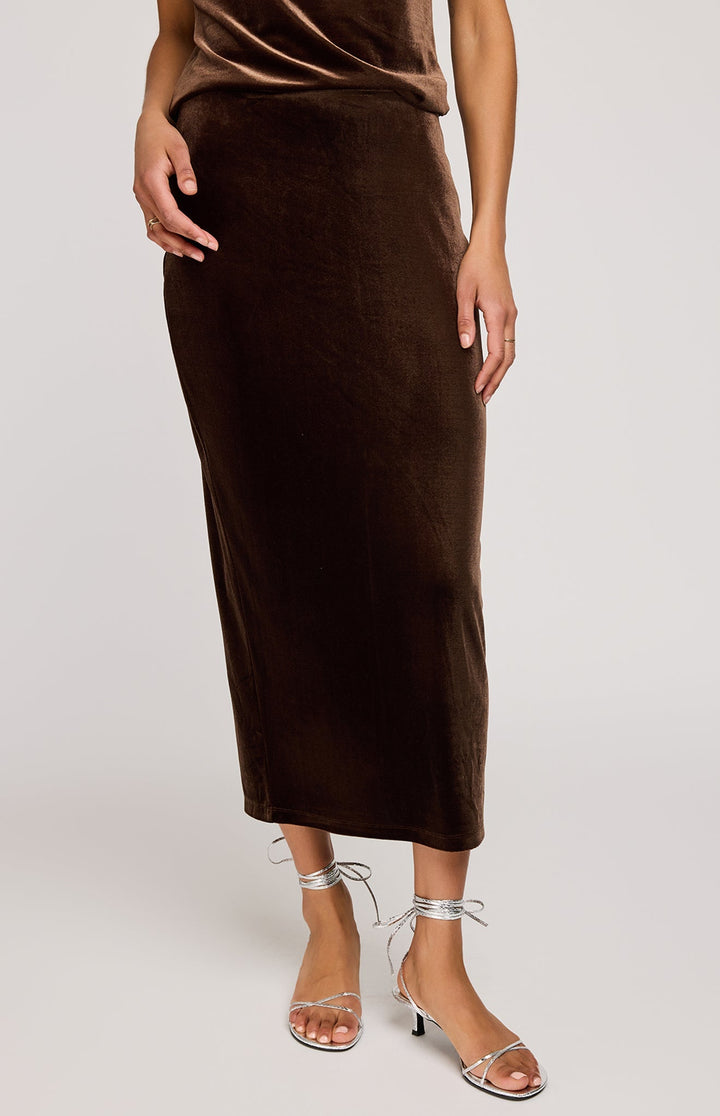 Dahlia Velvet Skirt | Gentle Fawn
