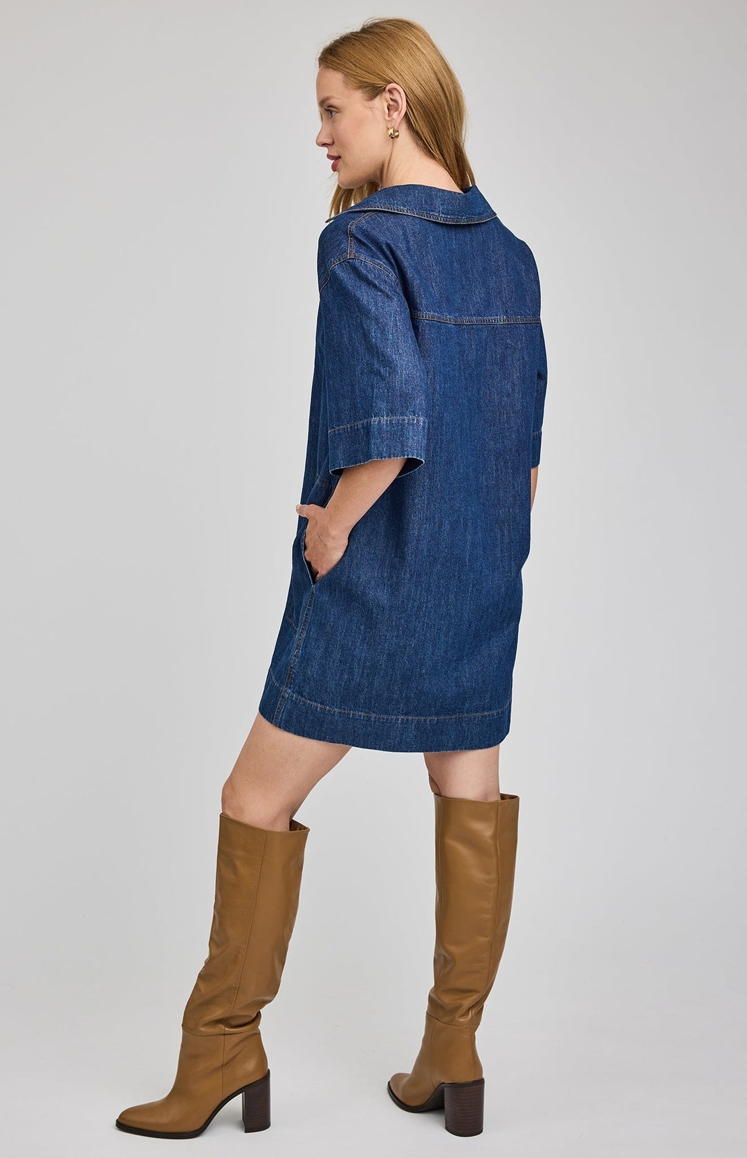 Evelina Denim Dress | Gentle Fawn