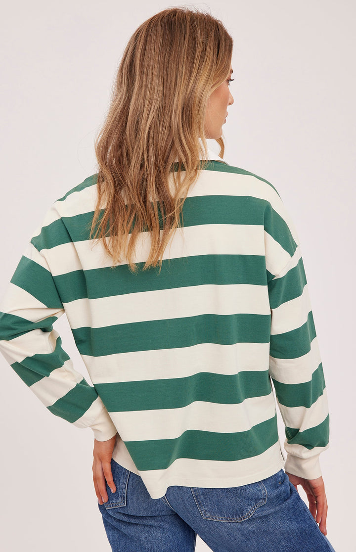 Britt Rugby Stripe Shirt | Gentle Fawn