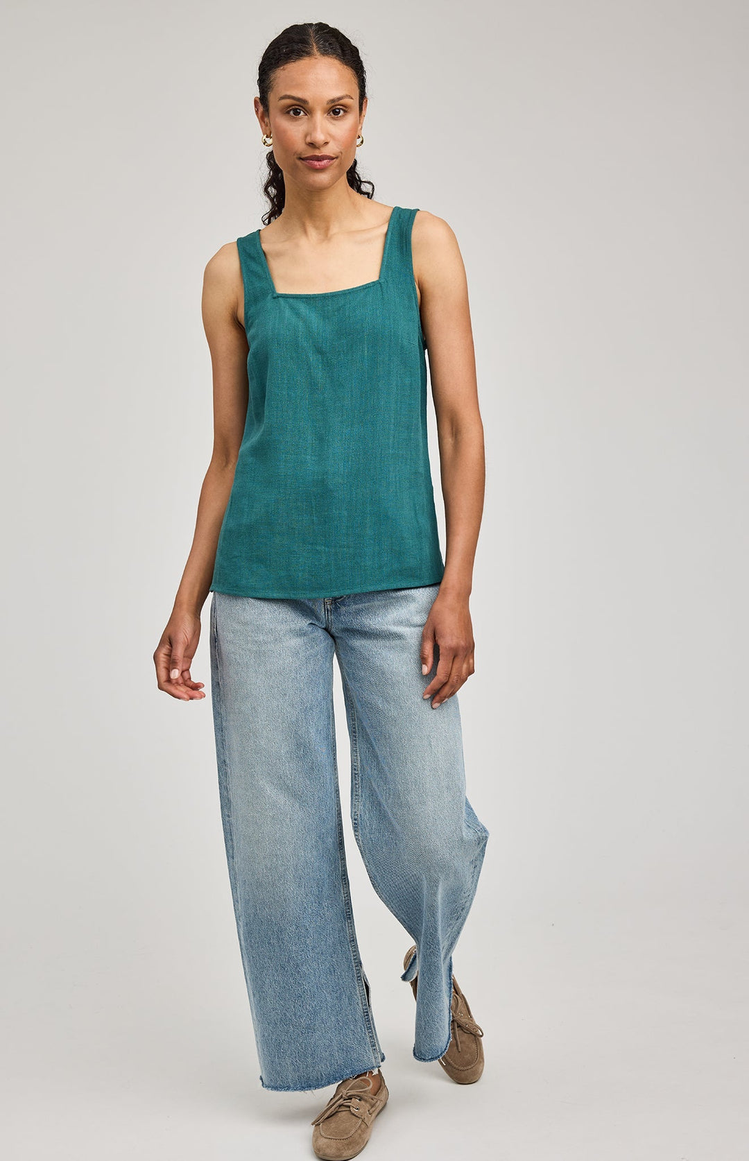 Vera Linen Tank Top | Gentle Fawn