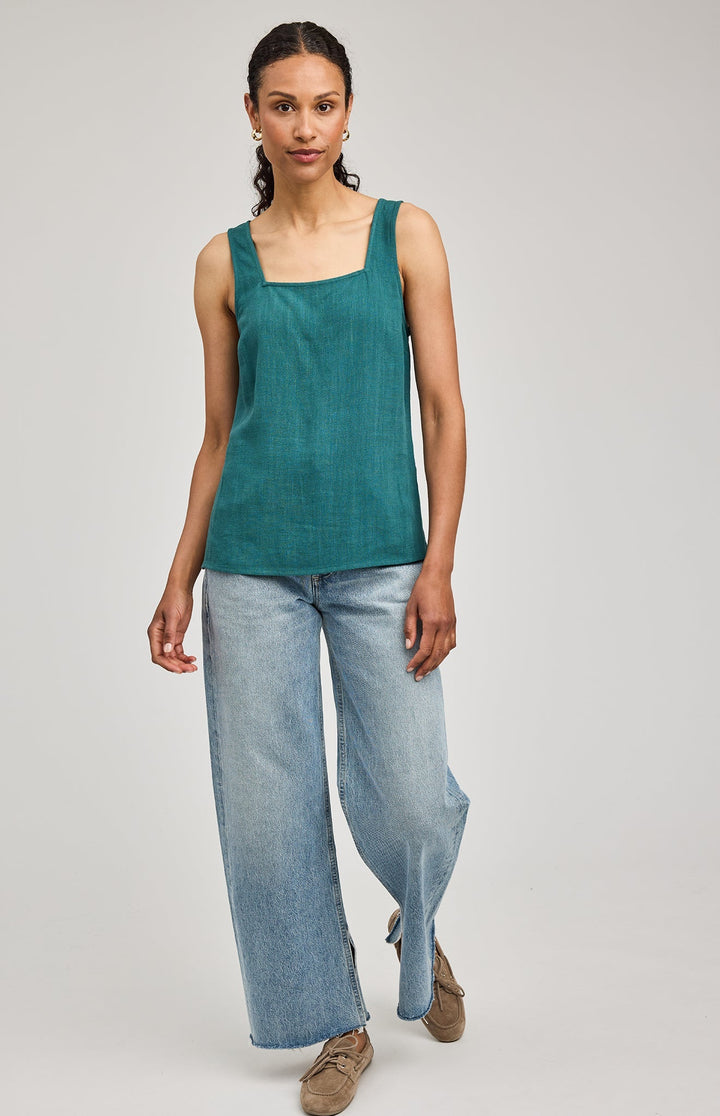 Vera Linen Tank Top | Gentle Fawn