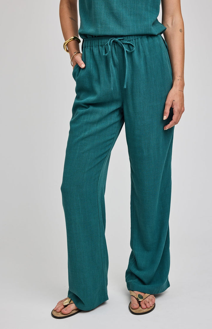 Finley Linen Wide Leg Pant | Gentle Fawn