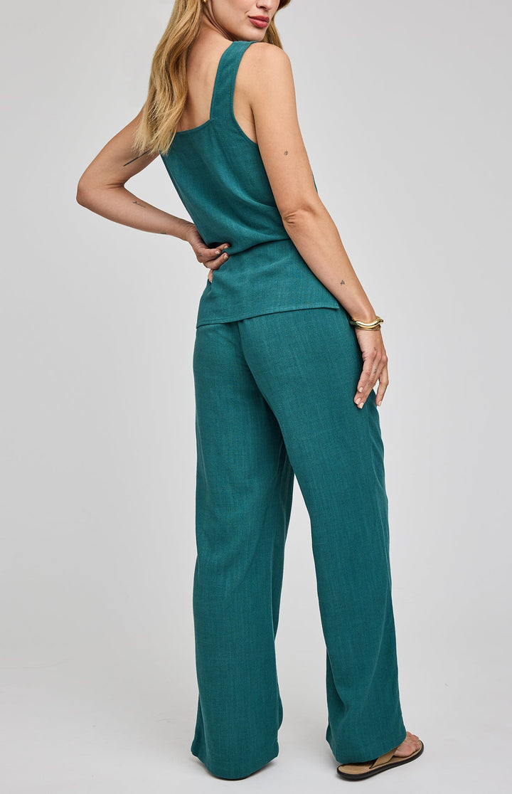 Finley Linen Wide Leg Pant | Gentle Fawn