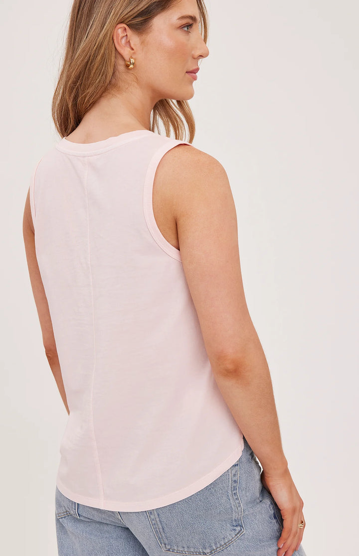 Giselle Cotton Tank in Seashell | Gentle Fawn