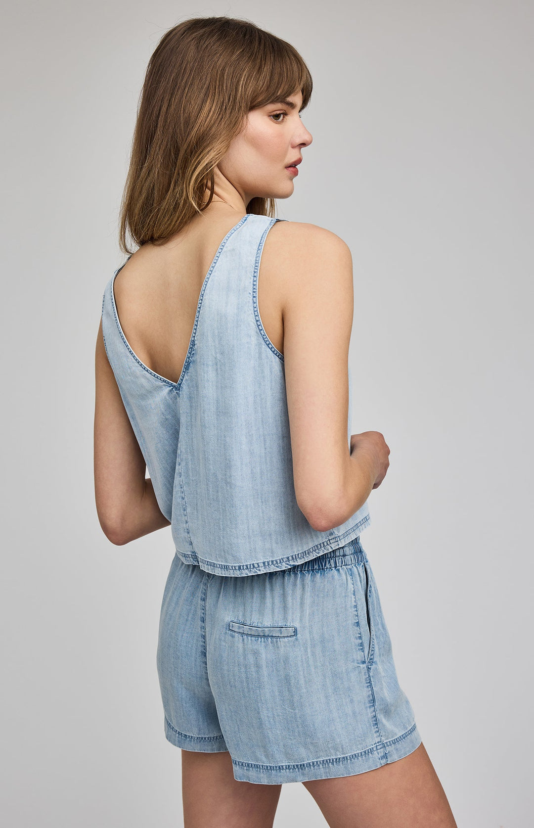 Colette Tank in Light Blue | Gentle Fawn