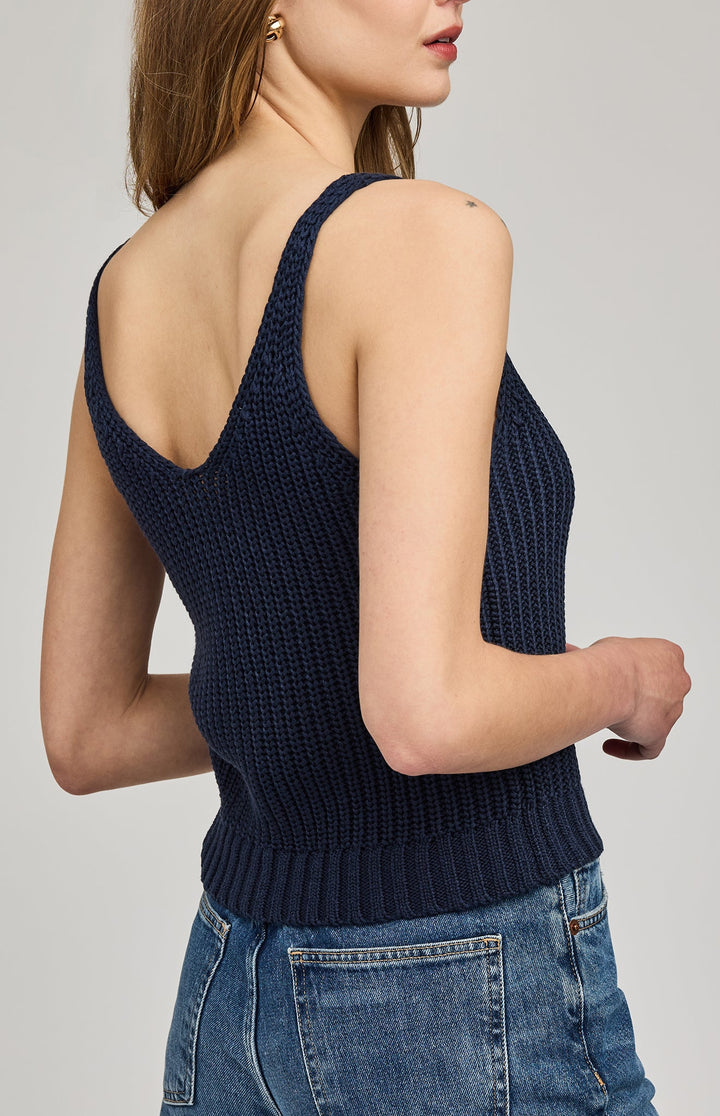 Lizzie Knit Tank in Navy | Gentle Fawn