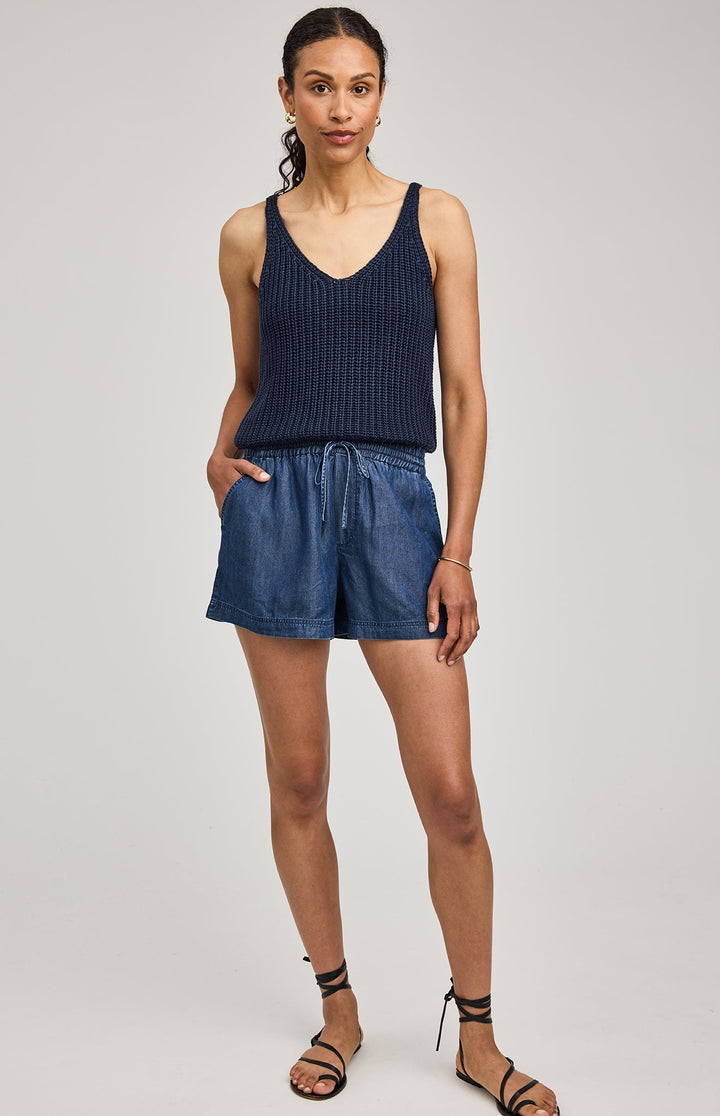 Tessa Short in Dark Blue | Gentle Fawn