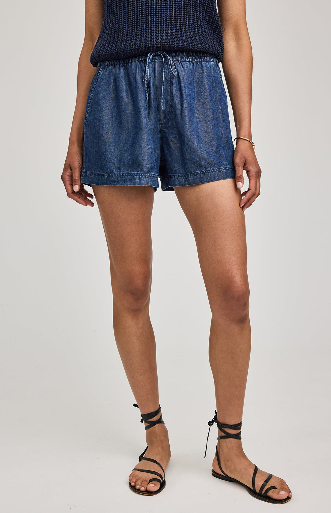 Tessa Short in Dark Blue | Gentle Fawn