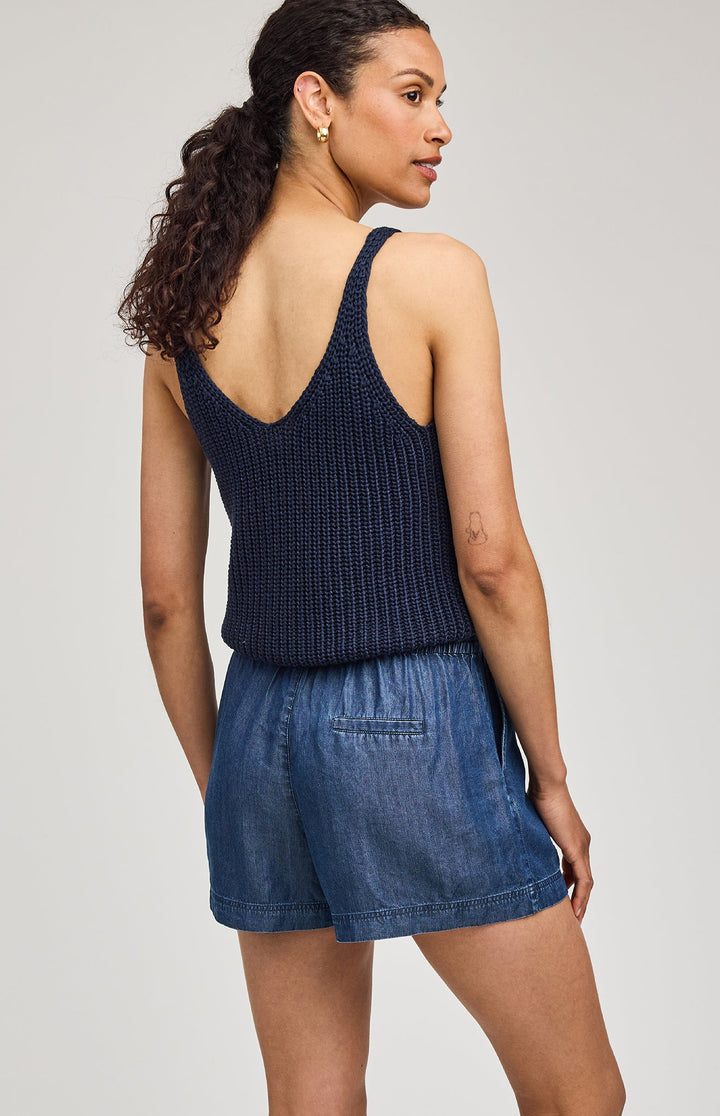 Tessa Short in Dark Blue | Gentle Fawn