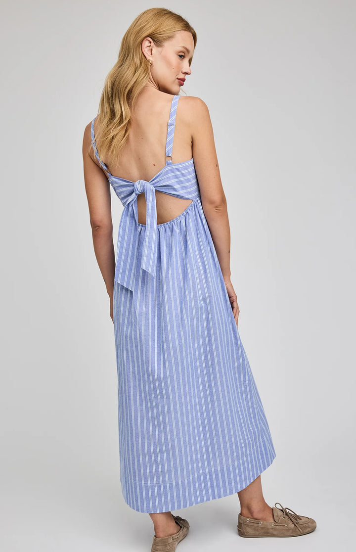 Alicia Striped Midi Dress | Gentle Fawn