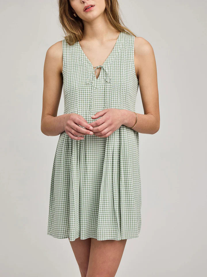 Zoey Gingham Mini Dress | Gentle Fawn