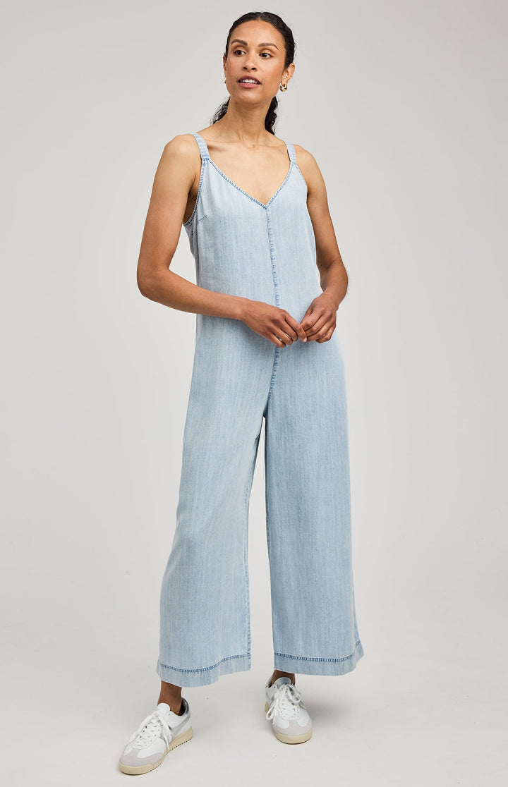 Cambry Jumpsuit in Light Blue | Gentle Fawn