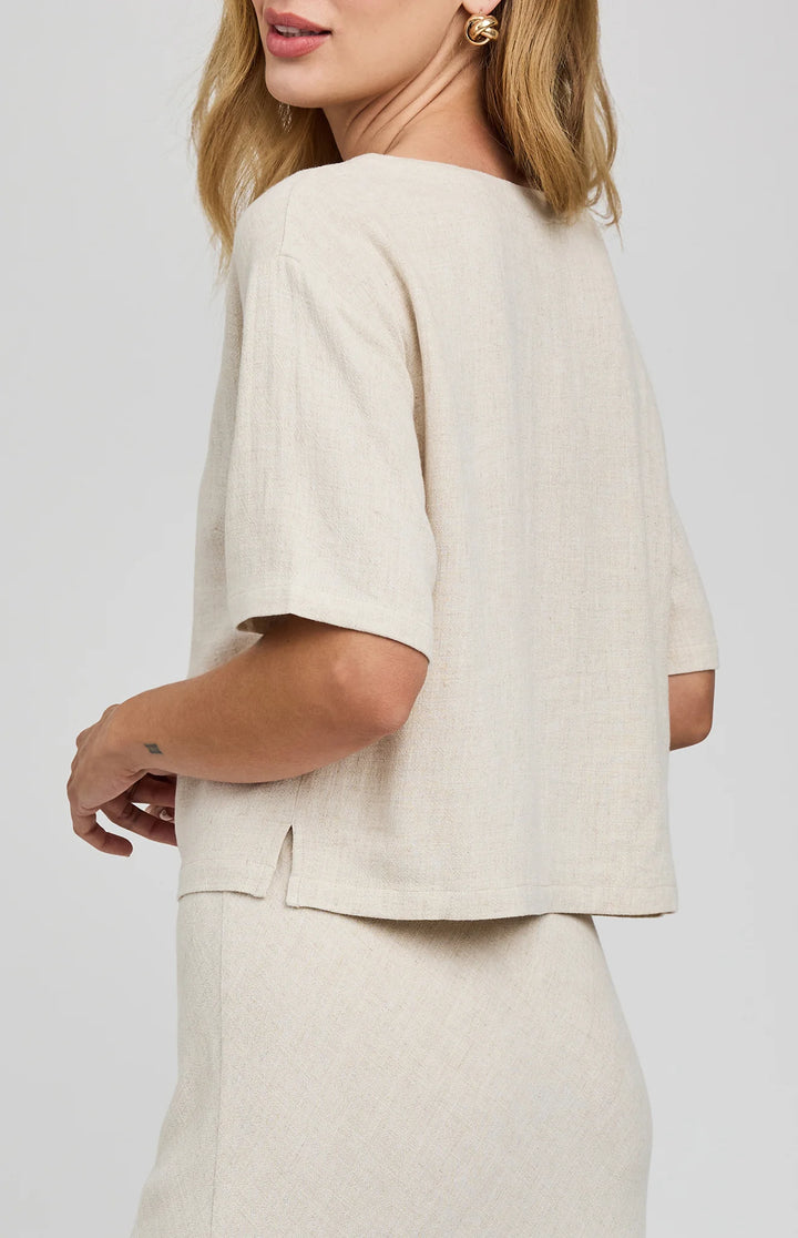 Gemini Linen Top | Gentle Fawn