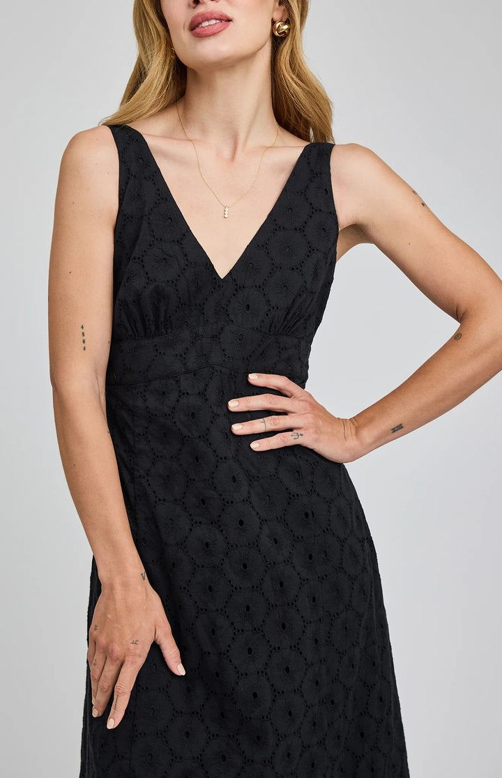 Marielle Eyelet Maxi Dress | Gentle Fawn