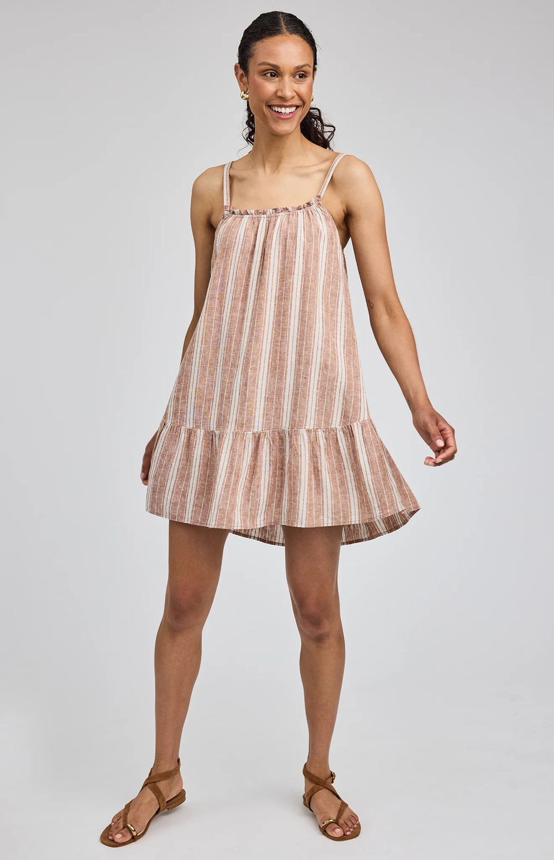 Stephanie Stripe Mini Dress | Gentle Fawn