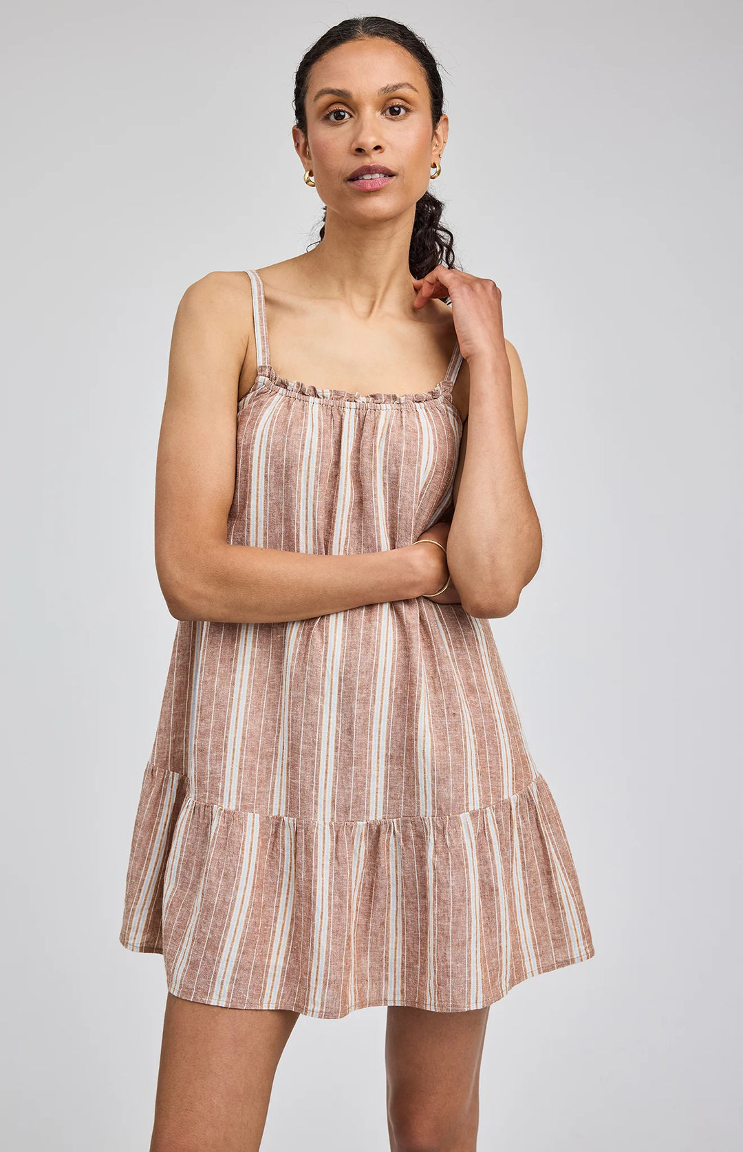 Stephanie Stripe Mini Dress | Gentle Fawn