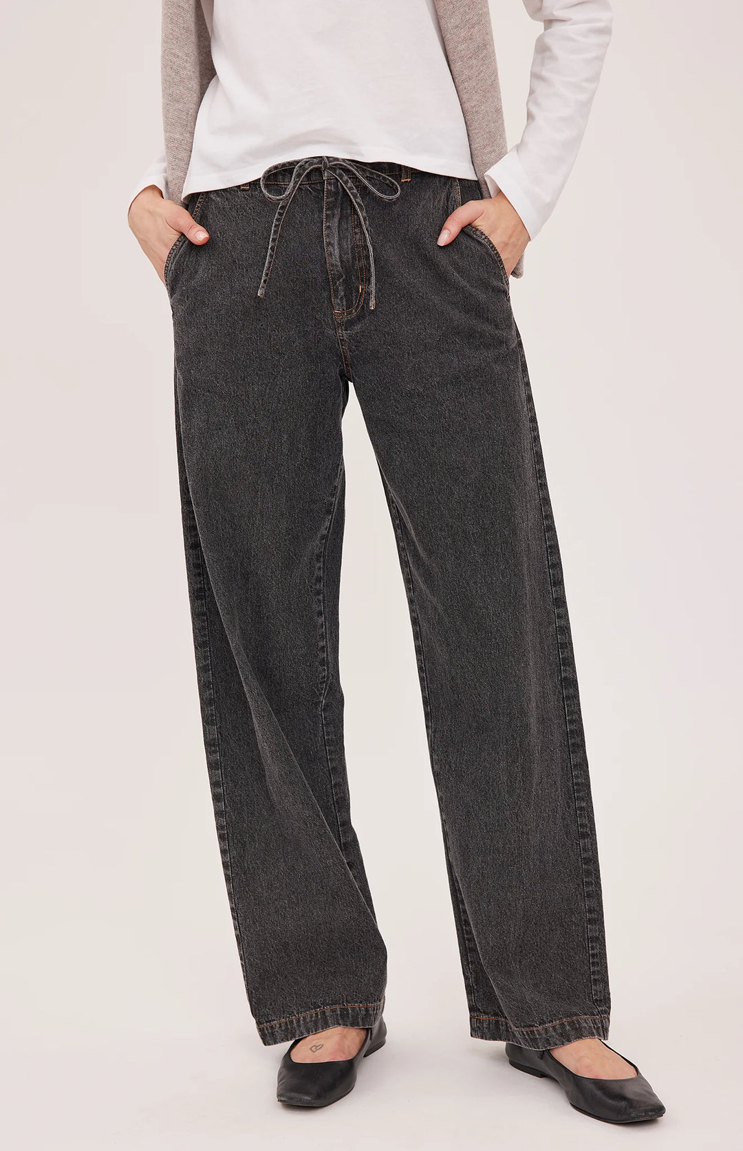 Hayden Barrel Denim Pant | Gentle Fawn