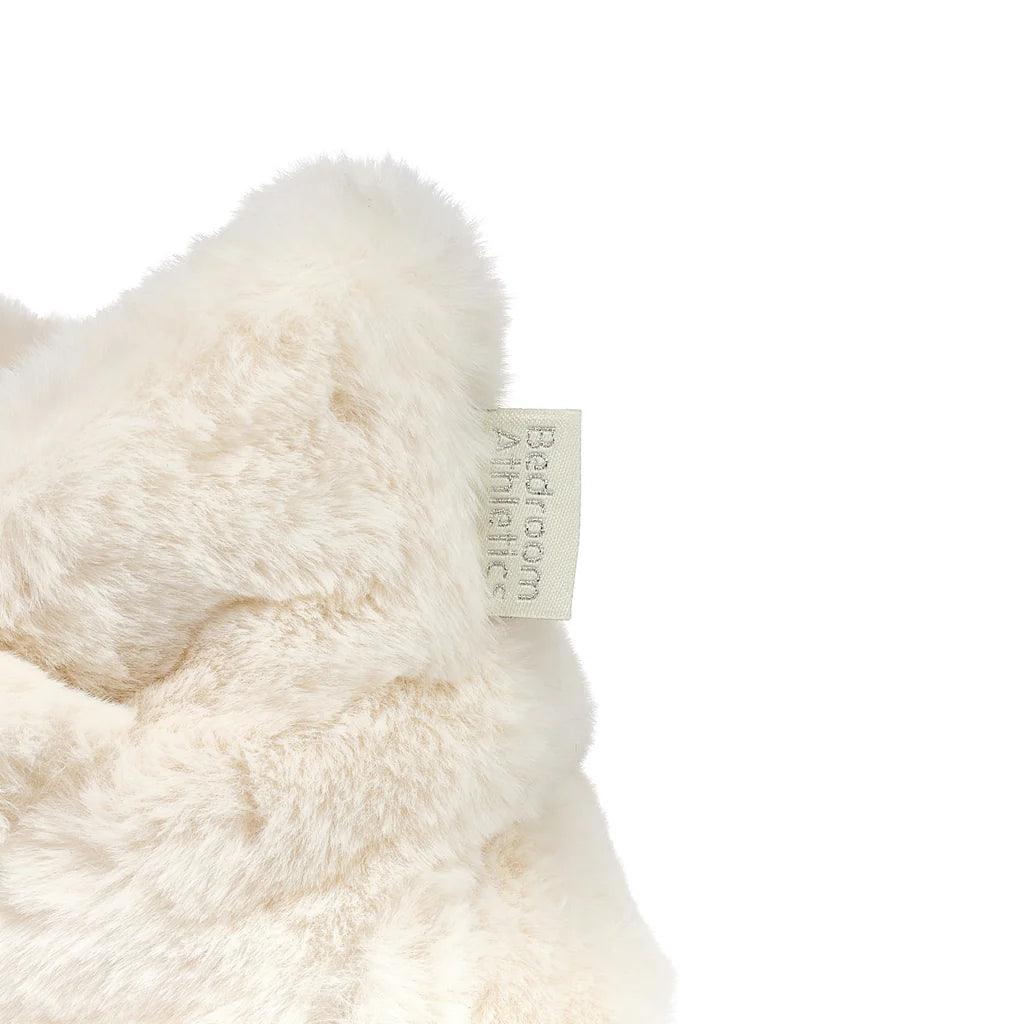 Harriet Faux Fur Slipper Boot - Cream | Bedroom Athletics