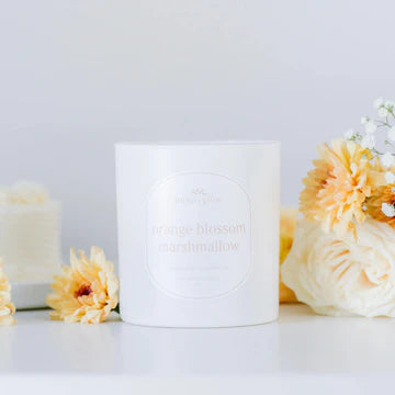 Orange Blossom Marshmallow Candle -  Limited Edition | Boho & Glow