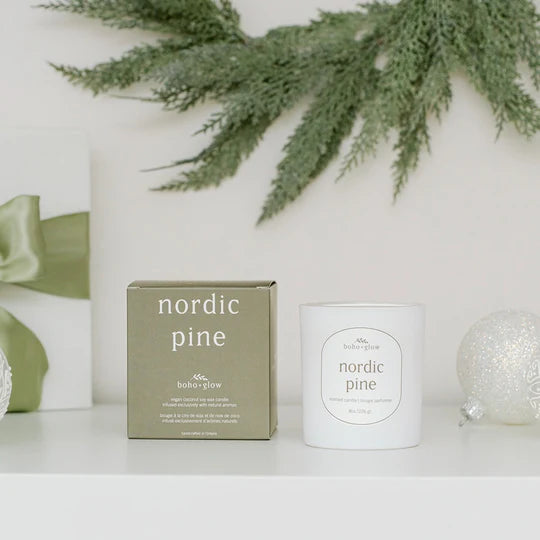 Nordic Pine Candle | Boho + Glow