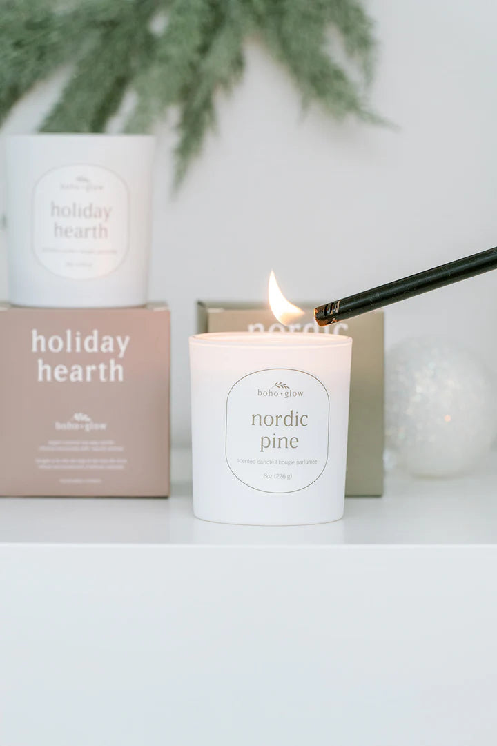 Nordic Pine Candle | Boho + Glow