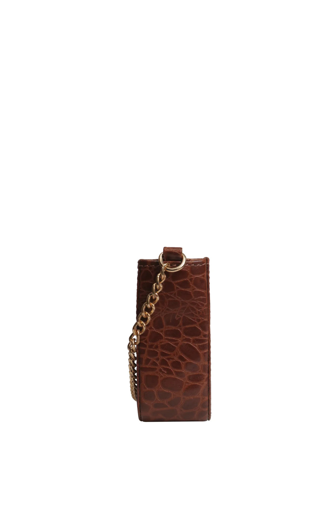 Judah Box Clutch - Brown | Risa Vancouver