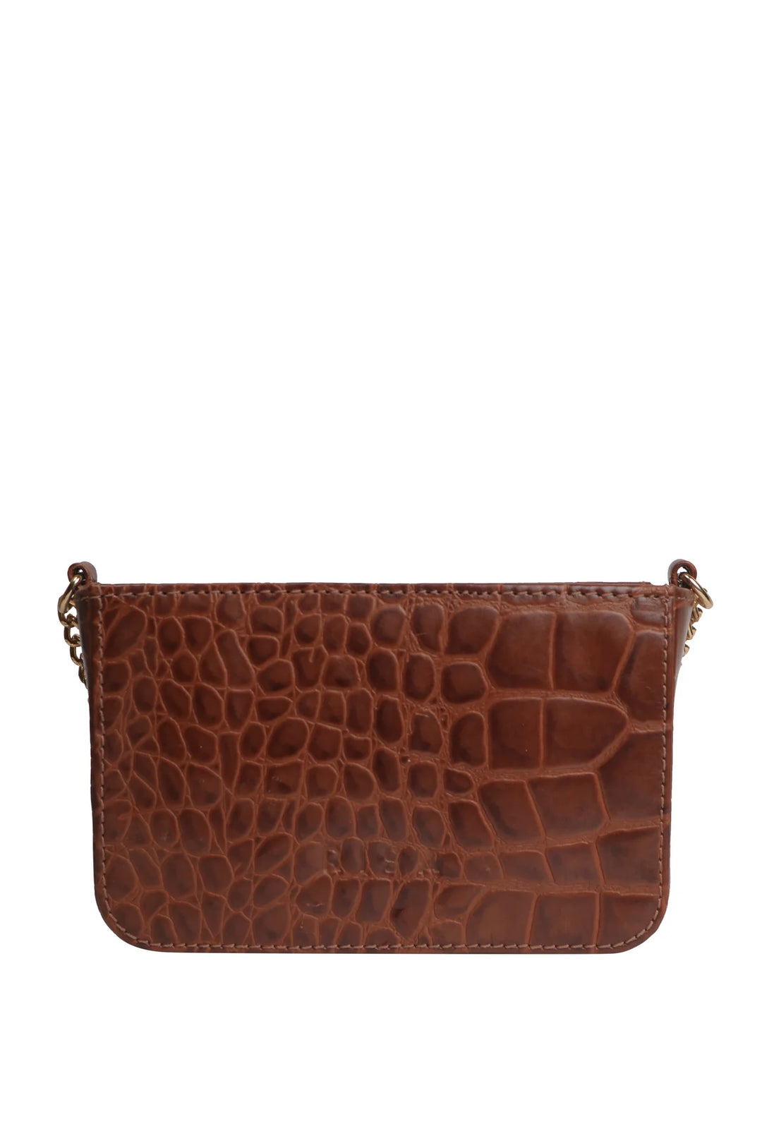 Judah Box Clutch - Brown | Risa Vancouver