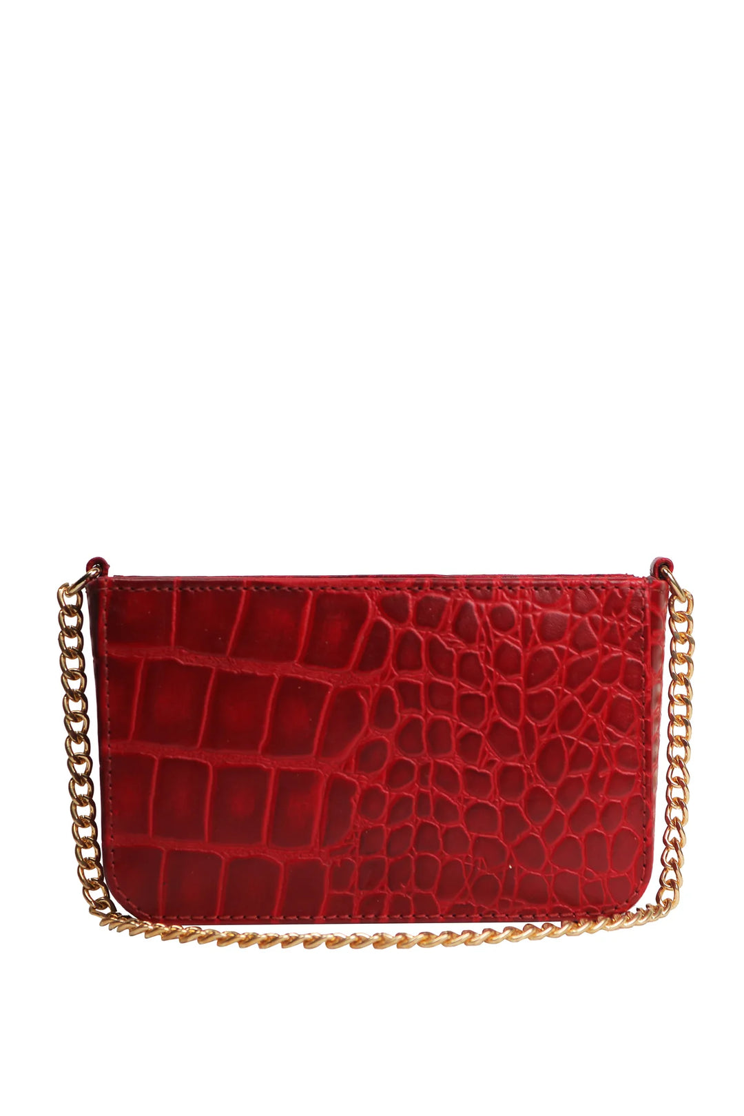 Judah Box Clutch - Burgundy | Risa Vancouver