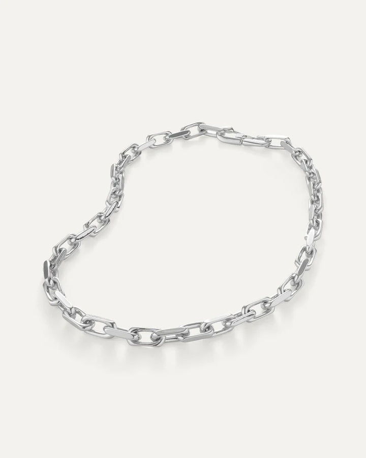 Loire Chain Necklace Silver | Jenny Bird