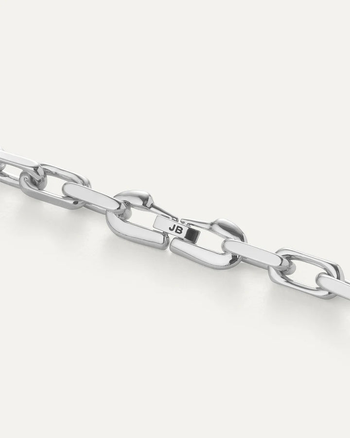 Loire Chain Necklace Silver | Jenny Bird