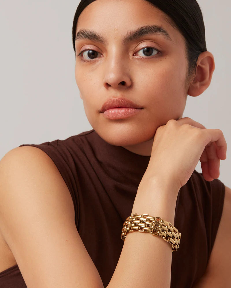 Bracelet Andi Slim - Bicolore | Jenny oiseau 