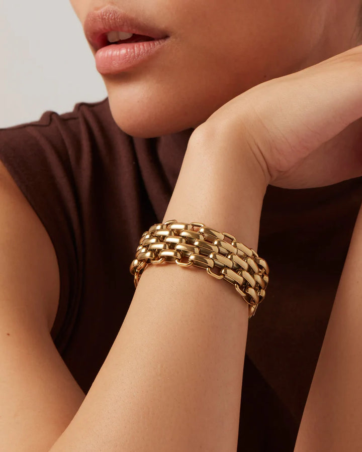 Penelope Bracelet Gold  | Jenny Bird