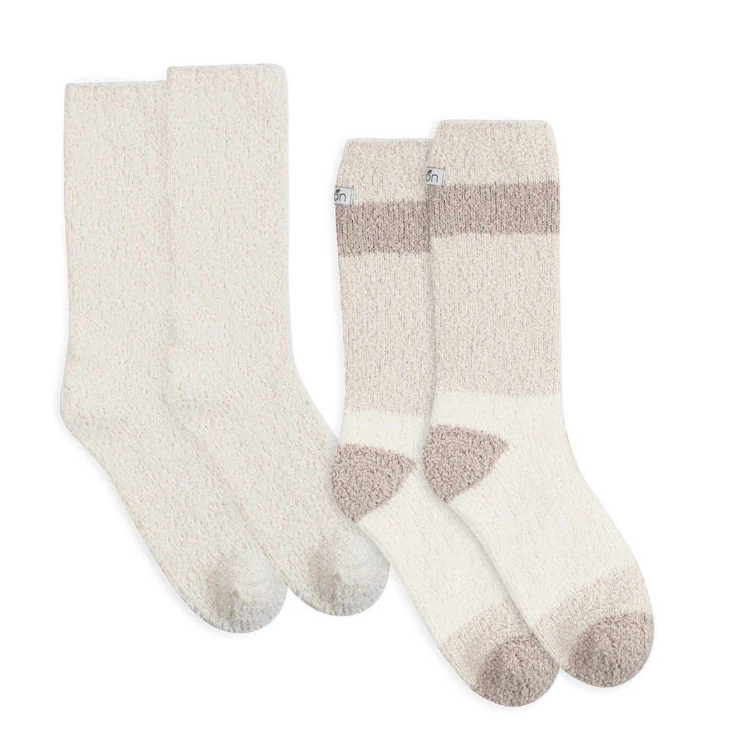 Chaussettes invisibles côtelées en bambou - 3PK | Citron