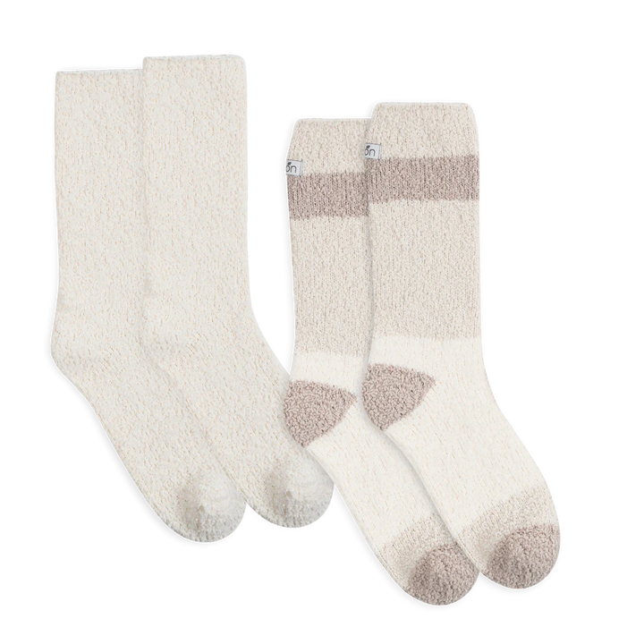 Chaussettes invisibles côtelées en bambou - 3PK | Citron