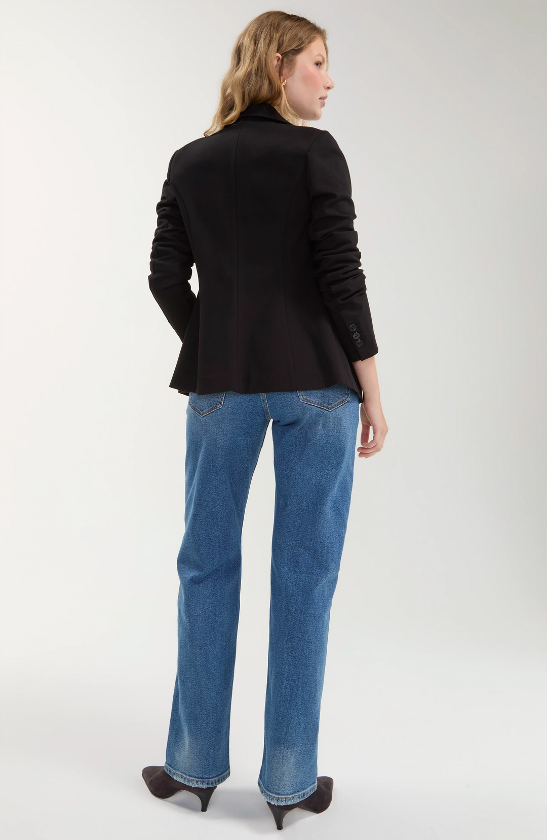 Fitted Black Blazer | Liverpool
