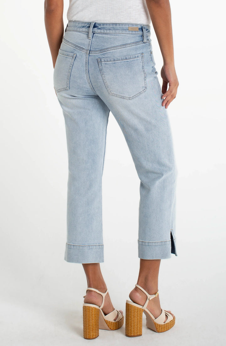 Kennedy Crop Straight with Slit Hem | Liverpool