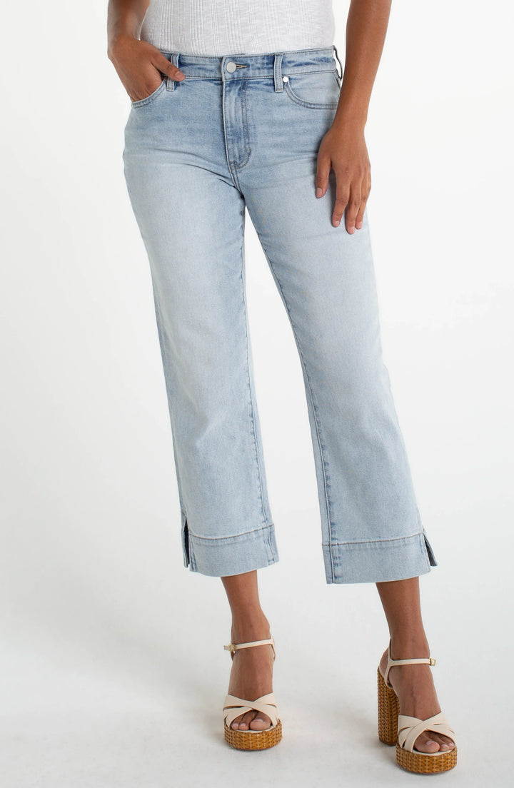 Kennedy Crop Straight with Slit Hem | Liverpool