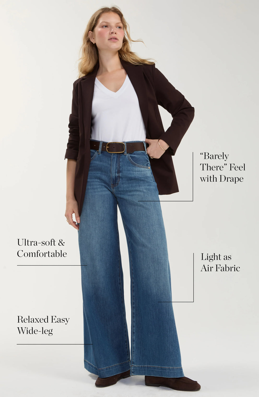 Kit Relaxed High-Rise Wide Leg Jean | Liverpool