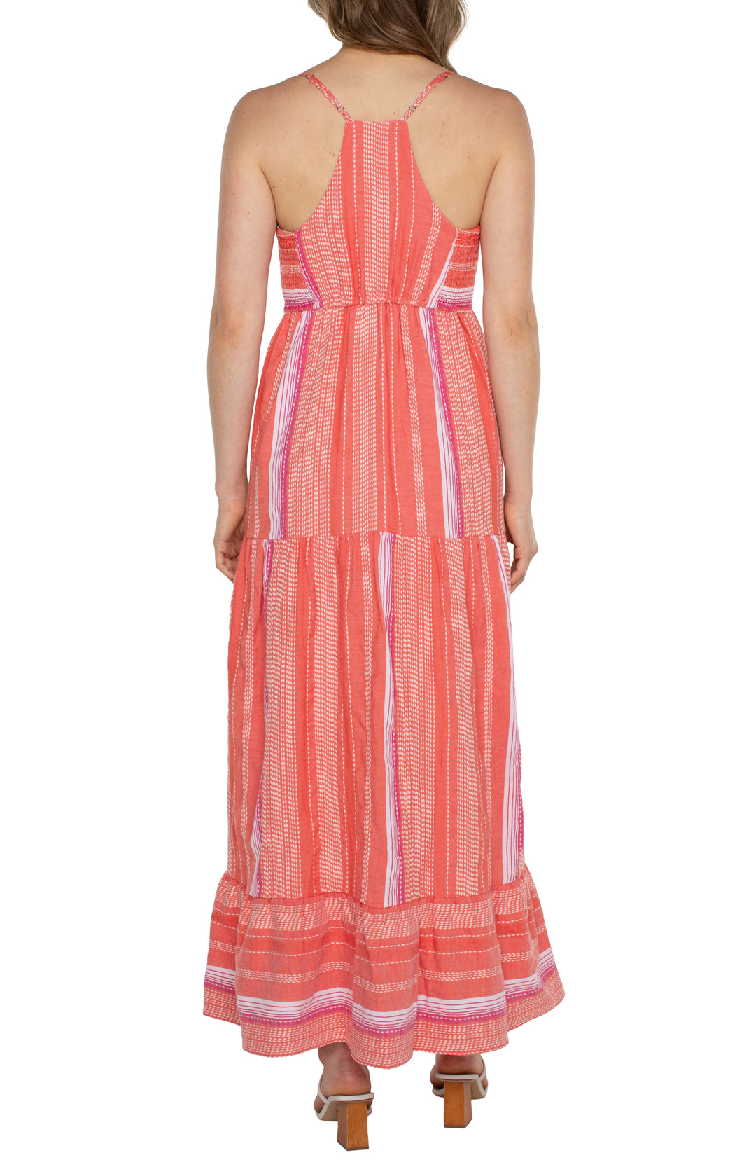 Racerback Tiered Maxi Dress with Smocking | Liverpool