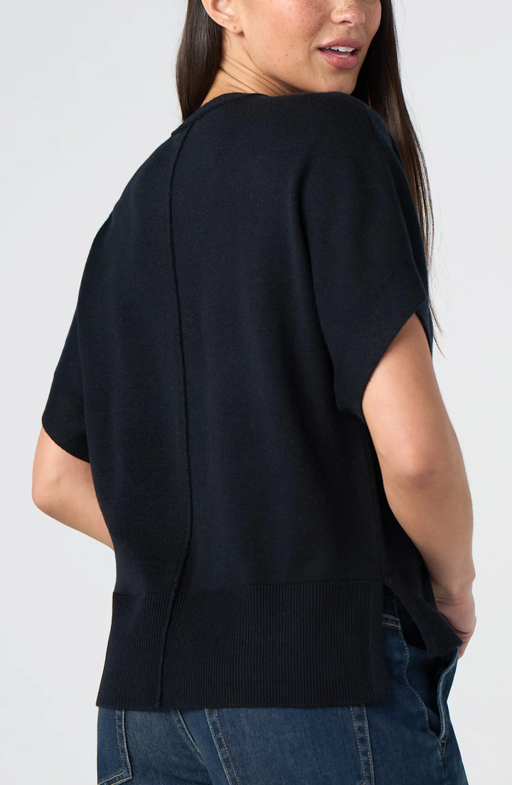 Black Dolman Knit Sweater | Liverpool Jeans
