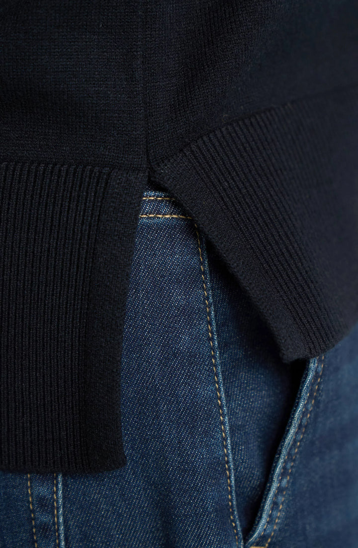 Black Dolman Knit Sweater | Liverpool Jeans