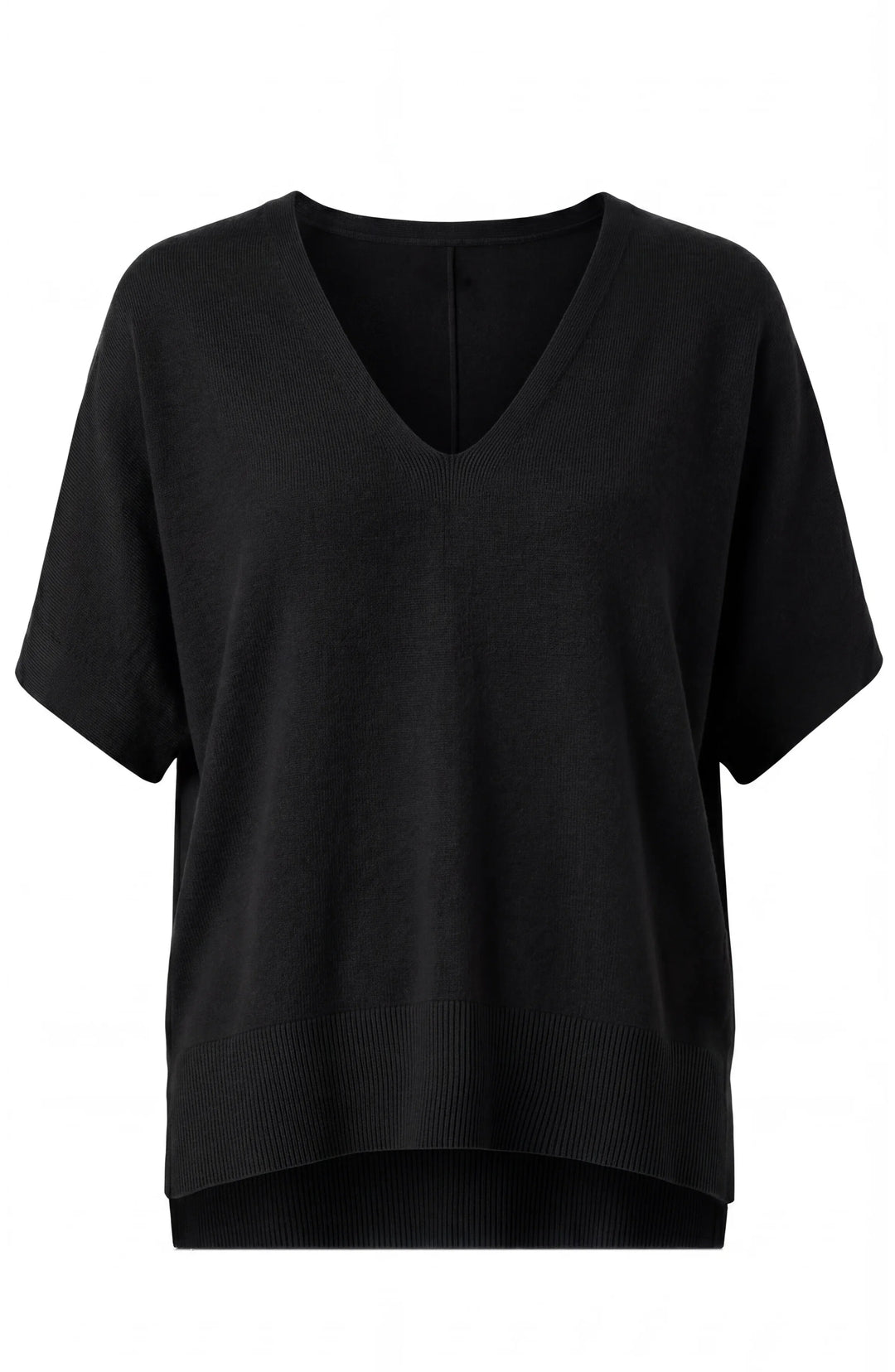 Black Dolman Knit Sweater | Liverpool Jeans
