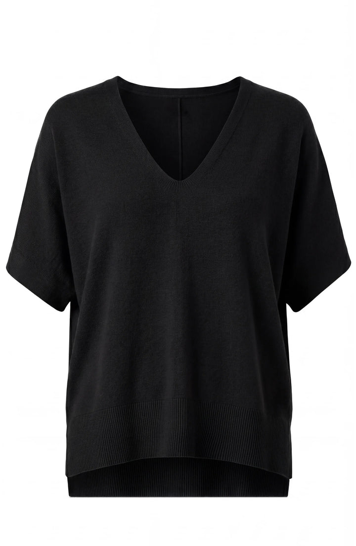 Black Dolman Knit Sweater | Liverpool Jeans