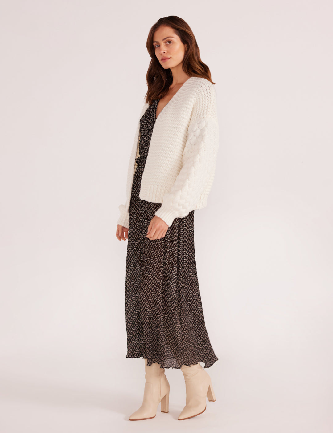 Abby Textured Knit Cardigan | Minkpink