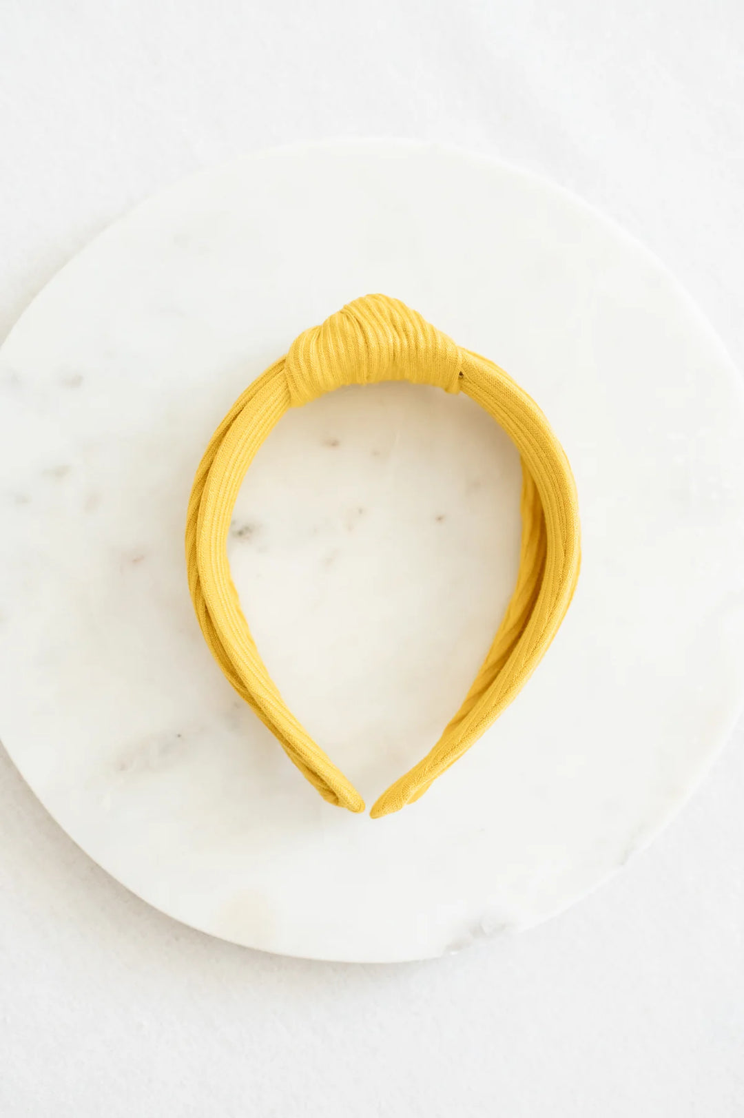 Mustard Rib Knit Headband | Barbays