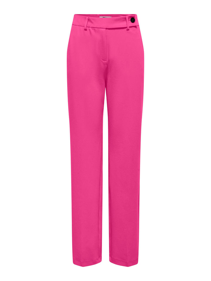 Liv Straight Trouser - Raspberry Rose | Only - Clearance